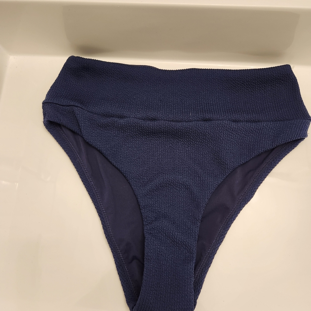 MELISSA ODABAS Hamptons ribbed high-rise bikini briefs - Picture 6 of 11